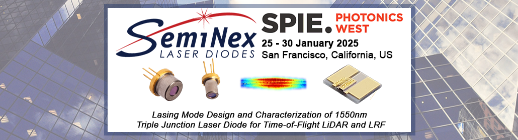 Dr. Sidi Aboujja Presents the Latest 1550nm Triple Junction Laser Technology for ToF LiDAR & LRF at Photonics West 2025